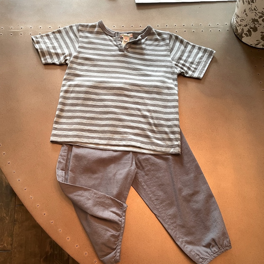 Adorable Bonpoint Spring Pants and Top Outfit. Size 2